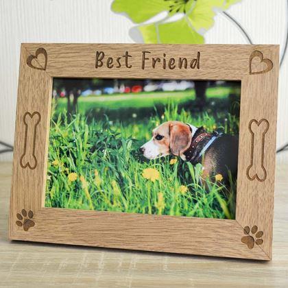 Imaginea din Rama foto din lemn "Best Friend", 10 x 15 cm