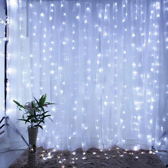 Imaginea din Perdea luminoasă cu telecomandă  - lumină rece