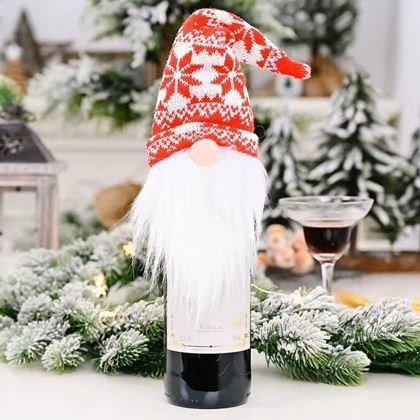Imaginea din Gnom decorativ de Crăciun pentru sticla de vin