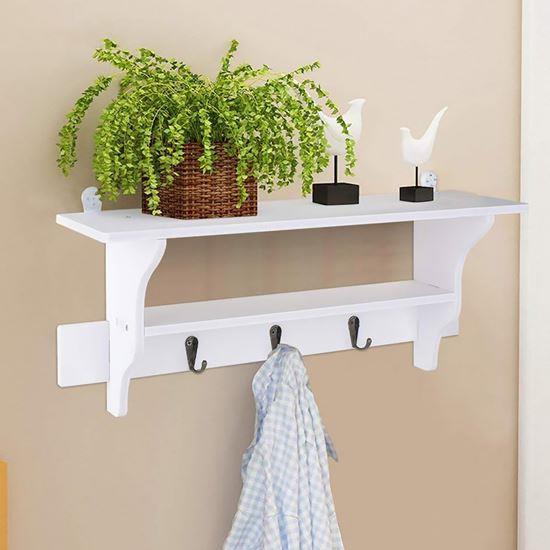 Imaginea din Raft elegant alb Deluxe