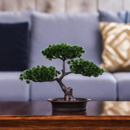 Imaginea din Bonsai artificial într-un ghiveci
