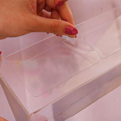 Imaginea din Etajeră transparentă autoadezivă, fără găurire