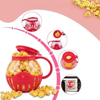 Imaginea din Recipient din sticlă pentru prepararea floricelelor de porumb.