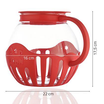 Imaginea din Recipient din sticlă pentru prepararea floricelelor de porumb.