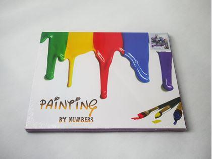 Imaginea din Pictura pe numere, pânză întinsă pe ramă -  liliac
