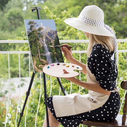 Imaginea din Pictura pe numere, pânză întinsă pe ramă -  pădure