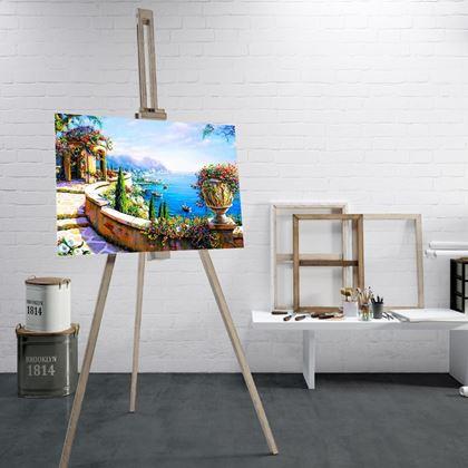 Imaginea din Pictura pe numere, pânză întinsă pe ramă -  mare
