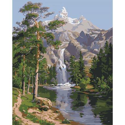 Imaginea din Pictura pe numere, pânză întinsă pe ramă -  pădure
