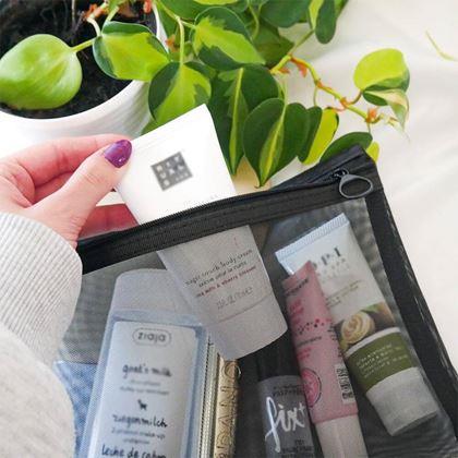 Imaginea din Trusă cosmetică transparentă cu fermoar