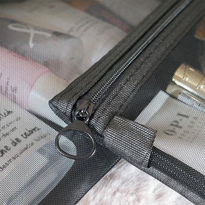 Imaginea din Trusă cosmetică transparentă cu fermoar