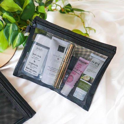 Imaginea din Trusă cosmetică transparentă cu fermoar