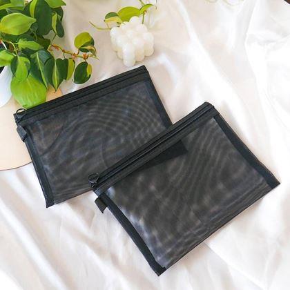 Imaginea din Trusă cosmetică transparentă cu fermoar