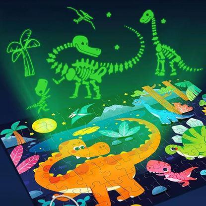 Imaginea Puzzle pentru copii fosforescente în întuneric, 96 de piese