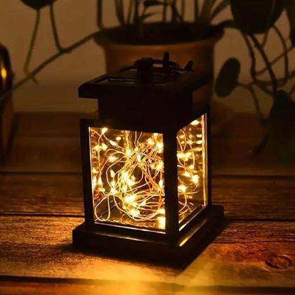 Imaginea din Lustră solară cu LED suspendată