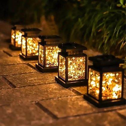 Imaginea din Lustră solară cu LED suspendată