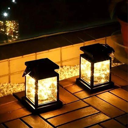 Imaginea din Lustră solară cu LED suspendată
