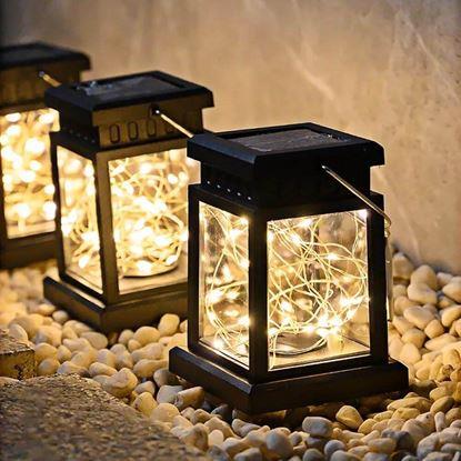 Imaginea Lustră solară cu LED suspendată