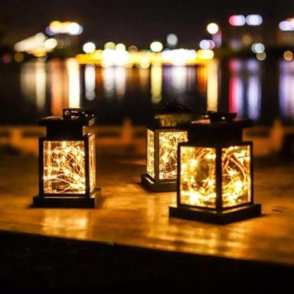 Imaginea Lustră solară cu LED suspendată