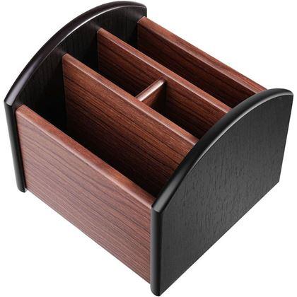 Imaginea din Organizator rotativ din lemn pentru telecomenzi