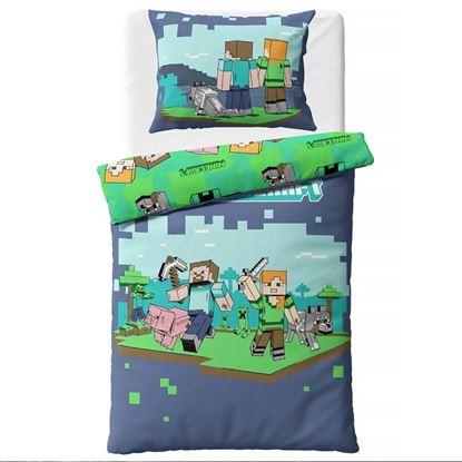 Imaginea Lenjerie de pat pentru copii - Minecraft