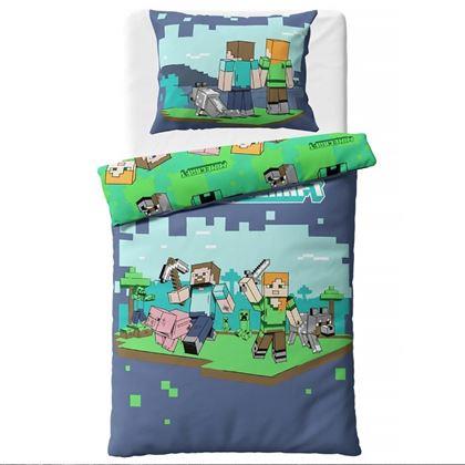 Imaginea din Lenjerie de pat pentru copii - Minecraft