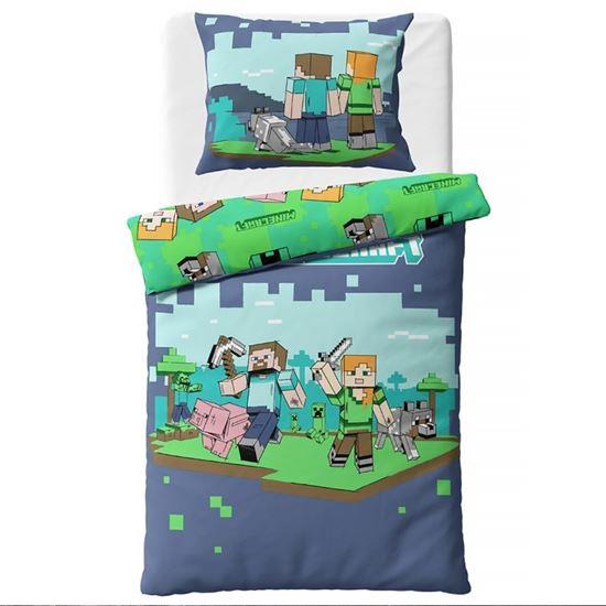 Imaginea din Lenjerie de pat pentru copii - Minecraft