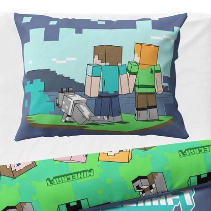 Imaginea Lenjerie de pat pentru copii - Minecraft