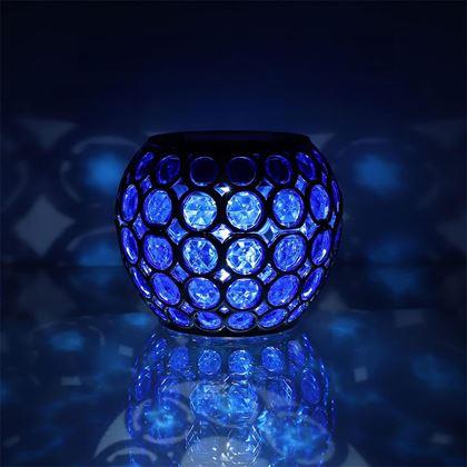 Imaginea din Lampă solară colorată  - albastru