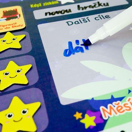 Imaginea din Magnetická tabulka povinností a odměn pro děti