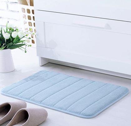 Imaginea din Covoraș de baie antiderapant 40 x 60 cm - albastru