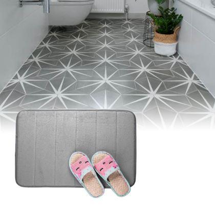 Imaginea din Covoraș de baie antiderapant 40 x 60 cm - gri