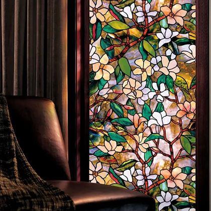 Imaginea din Folie decorativă pentru ferestre  -  mozaic floral