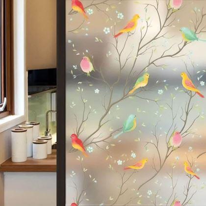 Imaginea din Folie decorativă pentru ferestre  -  păsărele