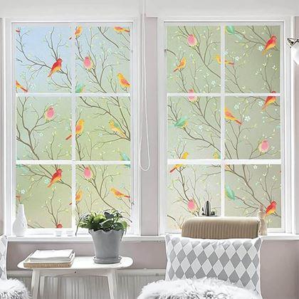 Imaginea din Folie decorativă pentru ferestre  -  păsărele