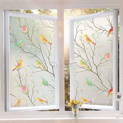 Imaginea din Folie decorativă pentru ferestre  -  păsărele