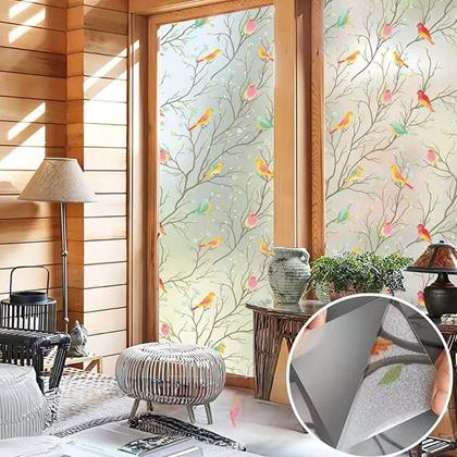 Imaginea din Folie decorativă pentru ferestre  -  păsărele
