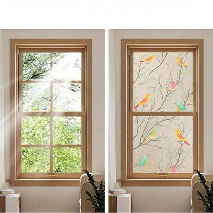 Imaginea din Folie decorativă pentru ferestre  -  păsărele