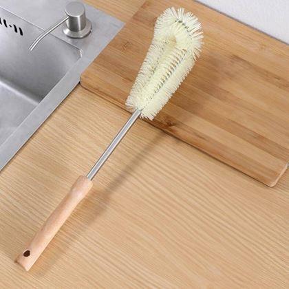 Imaginea din Perie de curățat pentru sticle cu mâner din lemn