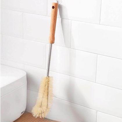 Imaginea din Perie de curățat pentru sticle cu mâner din lemn