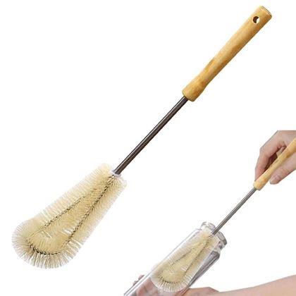 Imaginea din Perie de curățat pentru sticle cu mâner din lemn