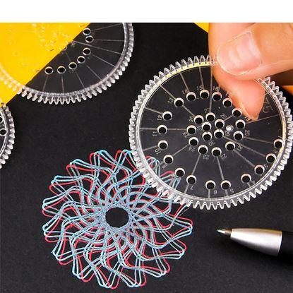 Imaginea Set de șabloane de desen - spirograf