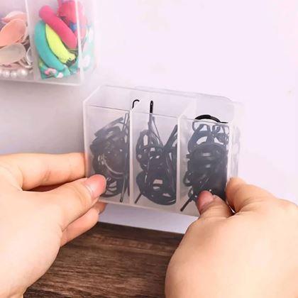 Imaginea din Organizator autoadeziv cu 3 compartimente - transparent