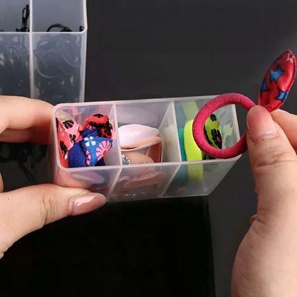 Imaginea din Organizator autoadeziv cu 3 compartimente - transparent