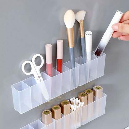 Imaginea din Organizator autoadeziv cu 3 compartimente - transparent