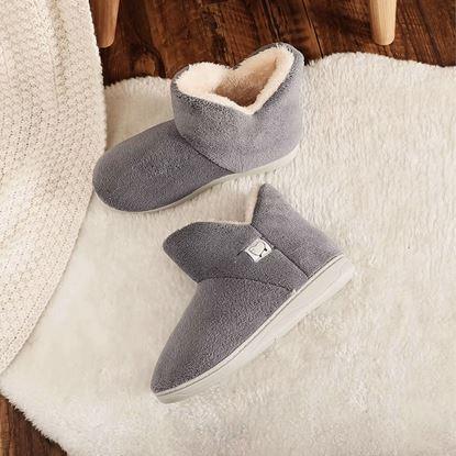 Imaginea Papuci înalți îmblăniți