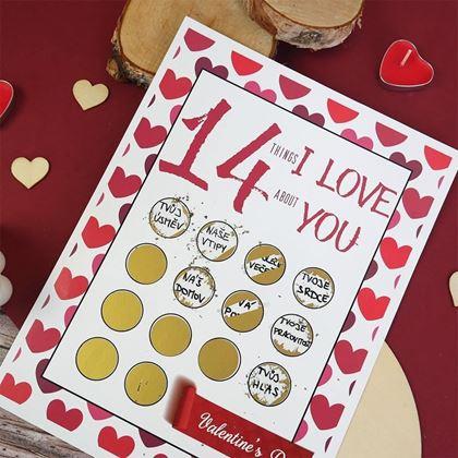 Imaginea din Card de zgârieturi - 14 lucruri pe care le iubesc la tine