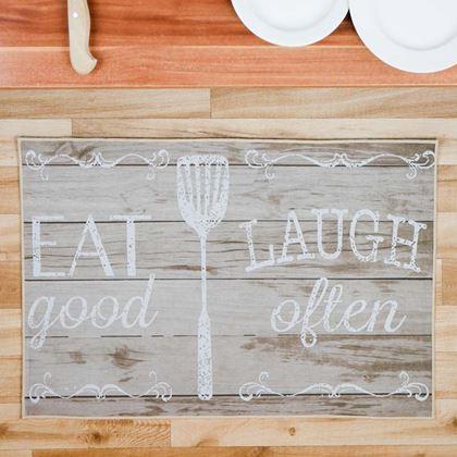 Imaginea din Covor universal 90x60 cm - Eat Good, Laugh Often