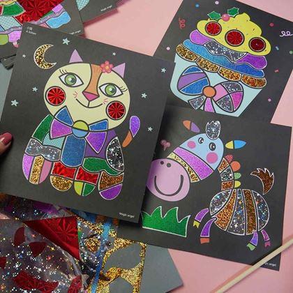 Imaginea din Cărți de colorat strălucitoare 15 buc