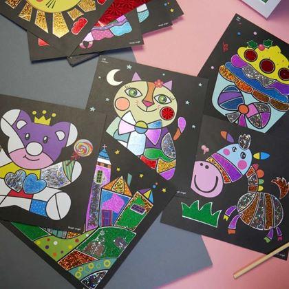 Imaginea din Cărți de colorat strălucitoare 15 buc