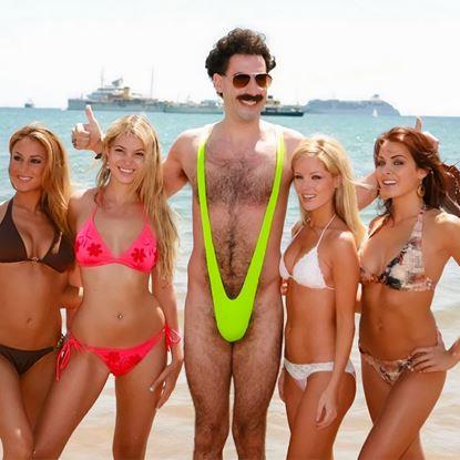 Imaginea Borat costum de baie mankini